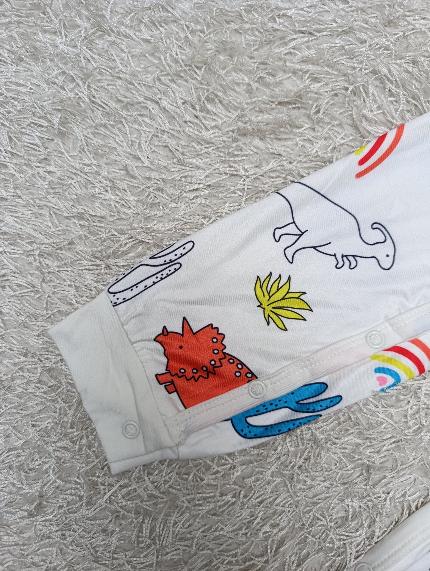 Dino baby romper full sleeves