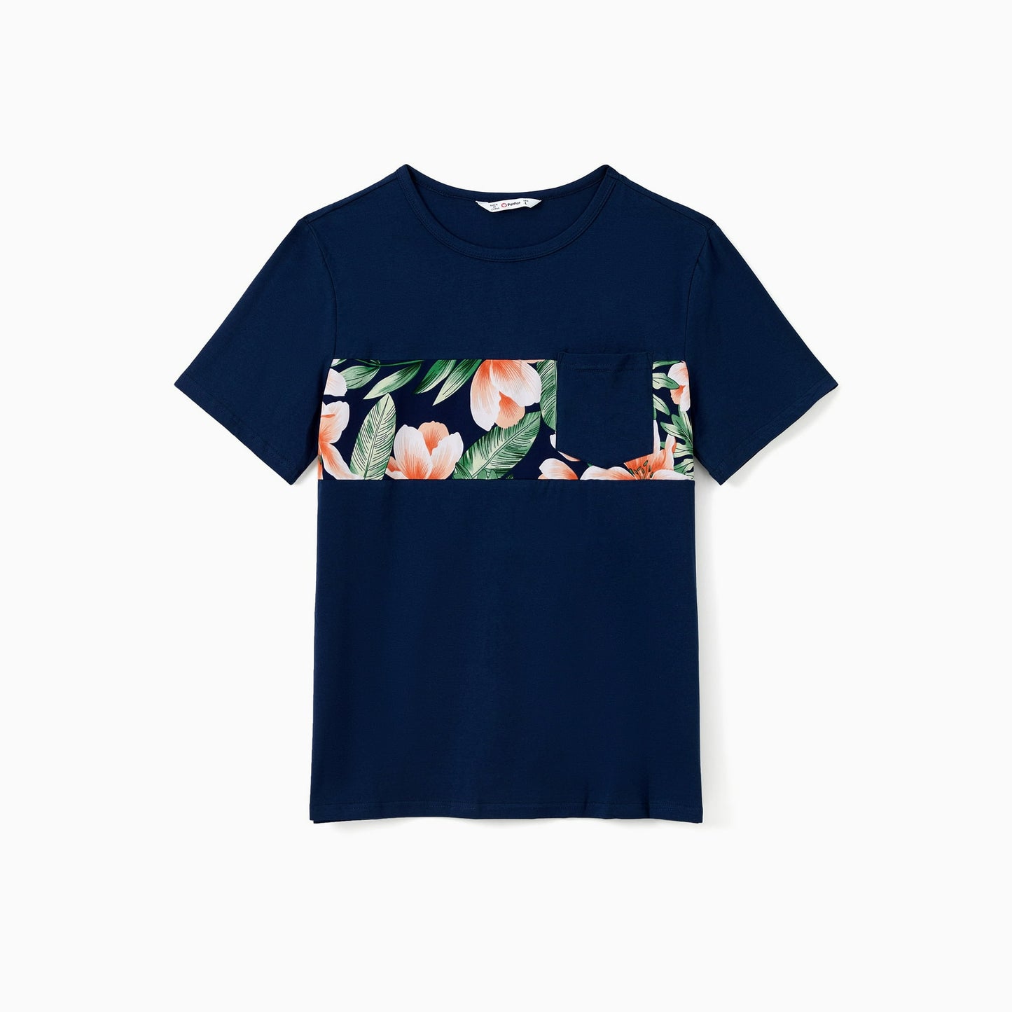 Blue tropical t-shirt