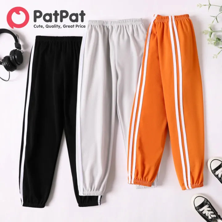 Sports Pants Striped Breathable Casual Buttoms