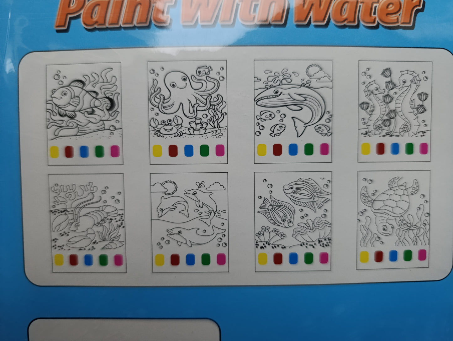 Paint with Water coloring book