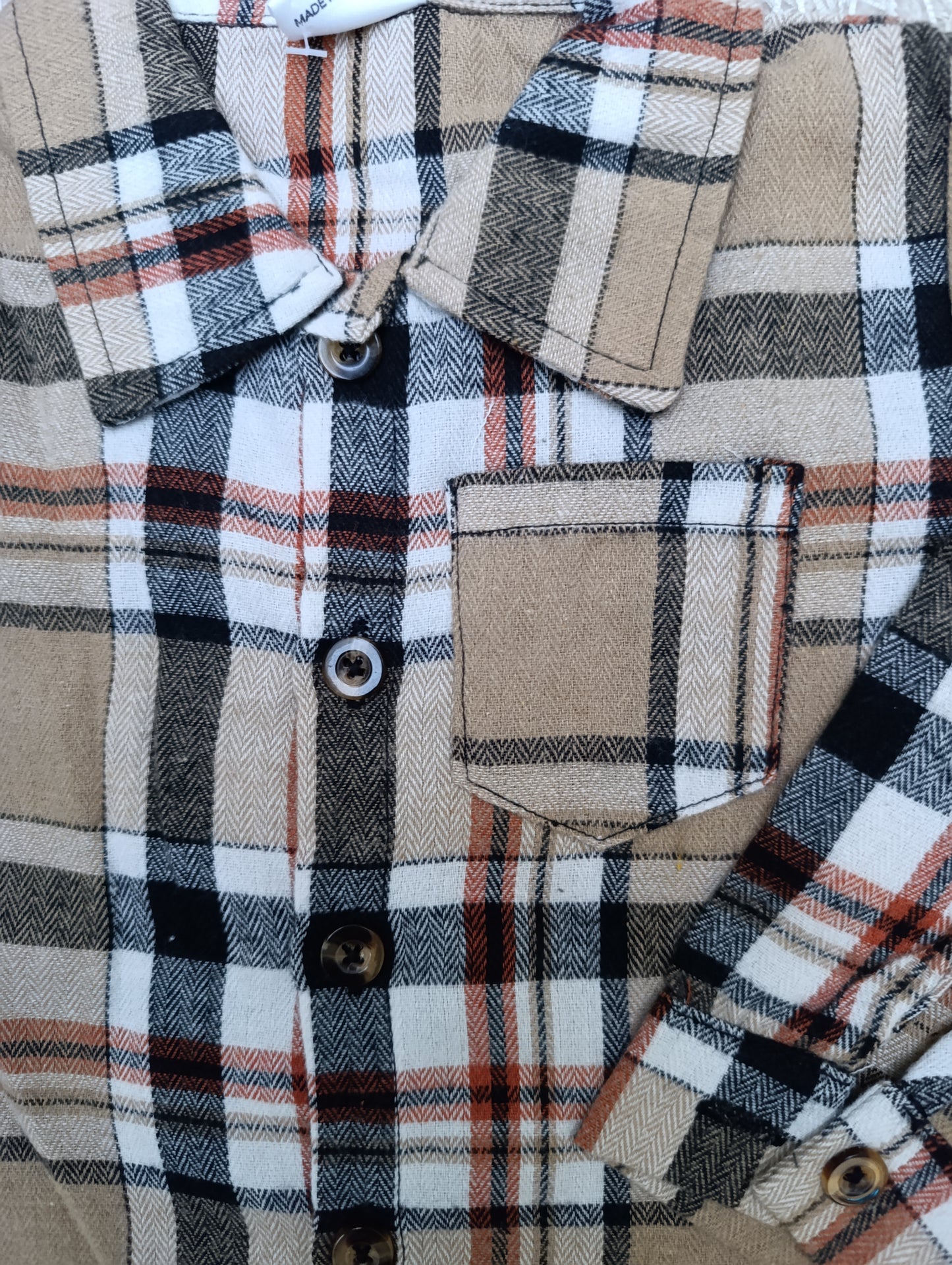 Winter Check Long Sleeve Jumpsuit