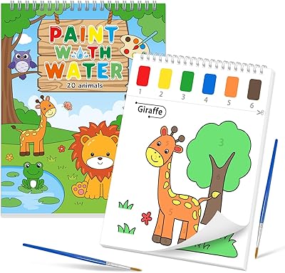 Paint with Water coloring book