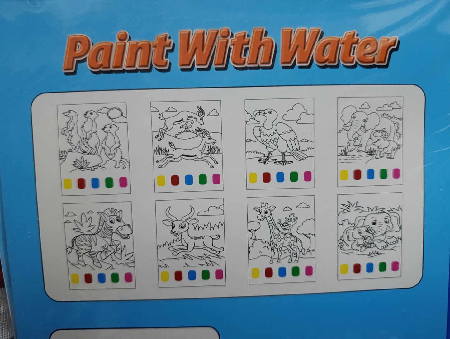 Paint with Water coloring book