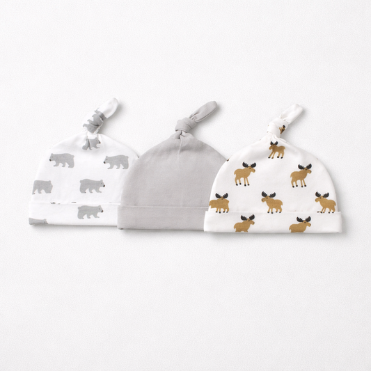 Alfeier 3 piece caps set "The baby dear"(042Lh)