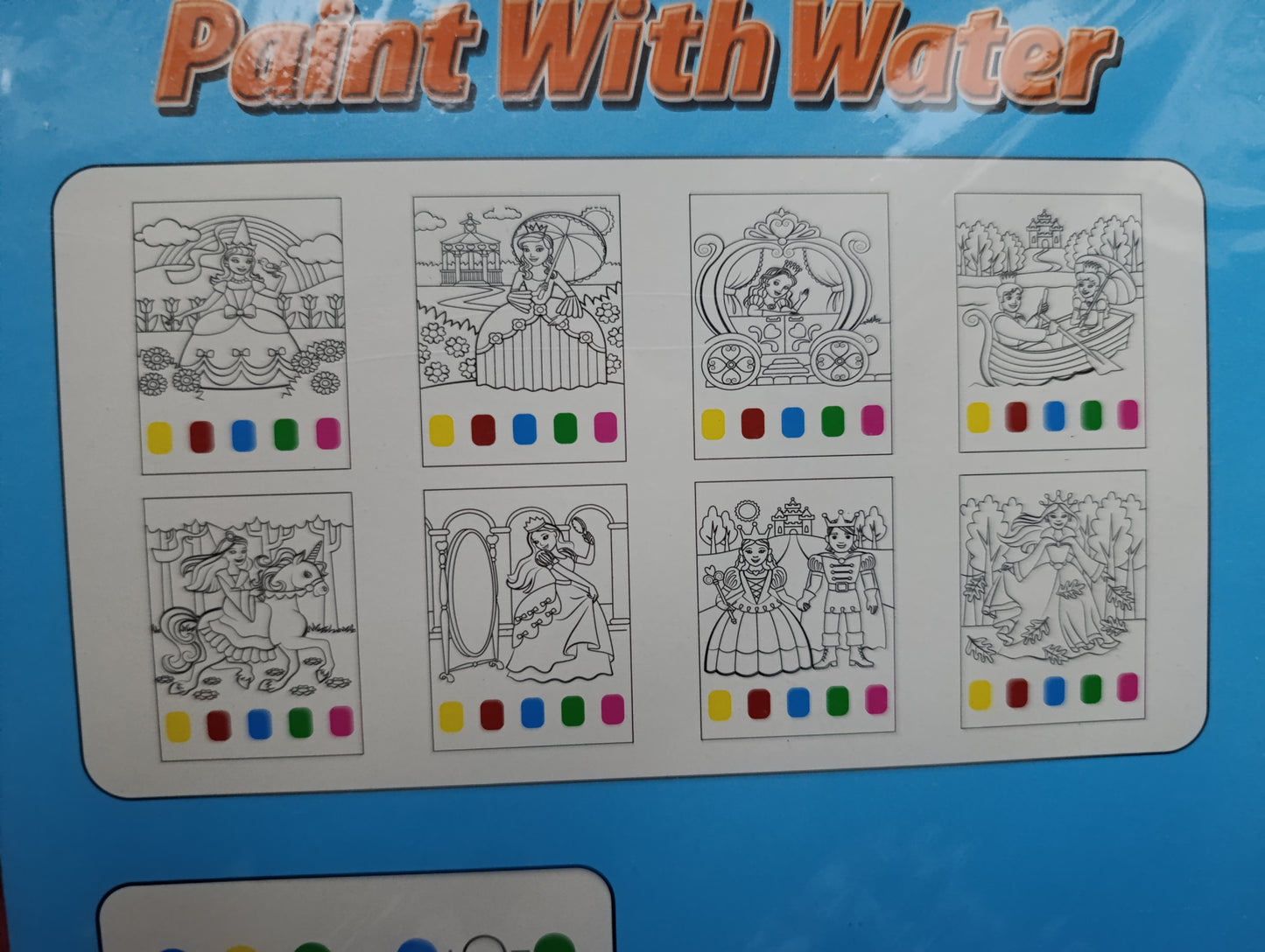 Paint with Water coloring book