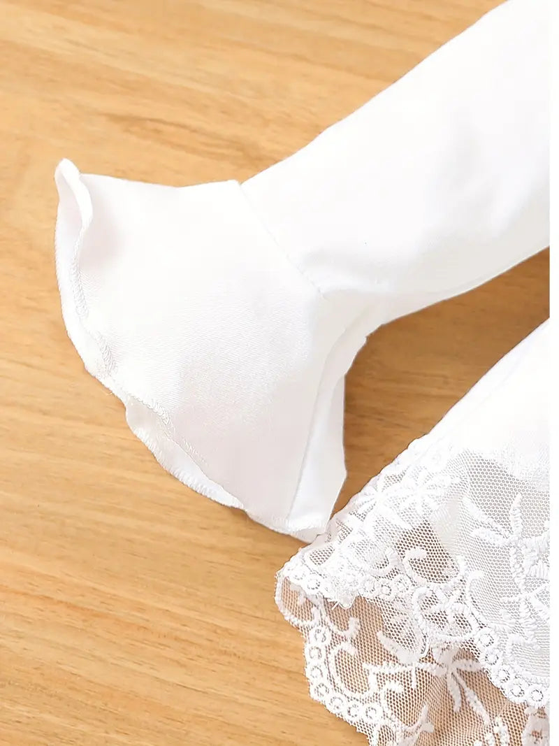 Long sleeve lace shirt