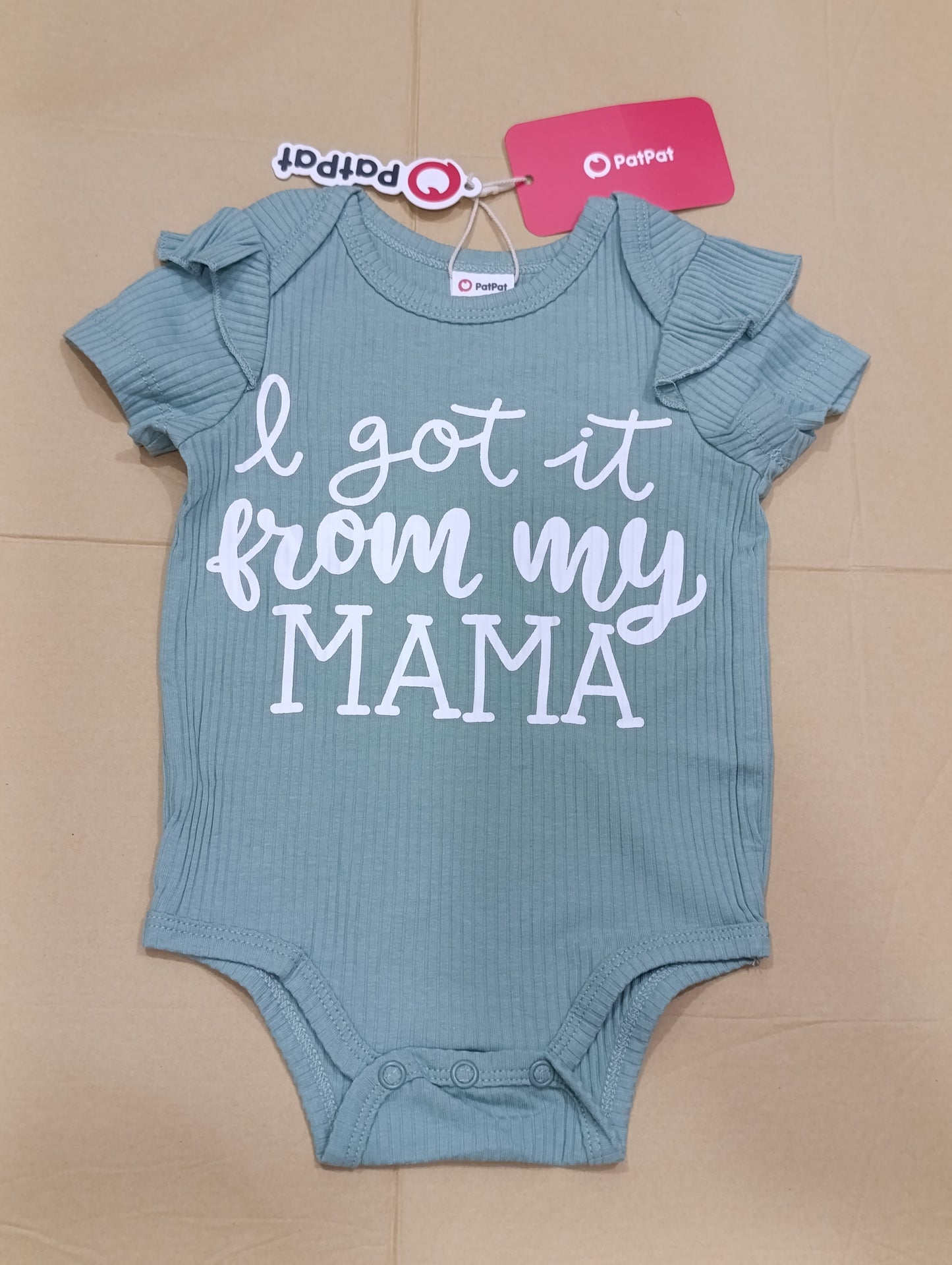 Baby letter print sleeveless romper