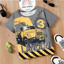 T-Shirt Boys Construction Truck